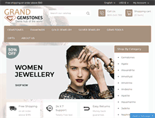 Tablet Screenshot of grandgemstones.com